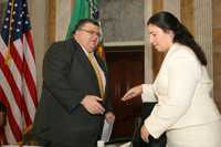 El secretario de Hacienda, Agustín Carstens, y la tesorera de Estados Unidos, Ana Escobedo Cabral, participaron en Washington en la inauguración del taller sobre inclusión financiera en América Latina