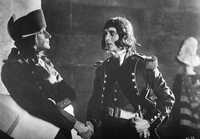 Uno de los actos importantes es la proyección restaurada de Napoleón, de Abel Gance. Una escena de la cinta