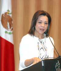 Josefina Vázquez Mota, durante su participación en un seminario organizado por el ITESM