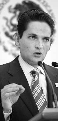 Juan Camilo Mouriño, secretario de Gobernación