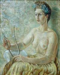 Retrato de Pita Amor, 1948, óleo sobre lienzo de Juan Soriano, incluido en la exposición del pintor y escultor que hoy se inaugura a las 19:30 horas en la Universidad del Claustro de Sor Juana
