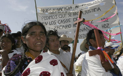 Chiapas: apoyo a presos en huelga de hambre