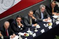Francisco Labastida, Carlos Navarrete, Manlio Fabio Beltrones y Santiago Creel, entre los participantes en el pasado debate