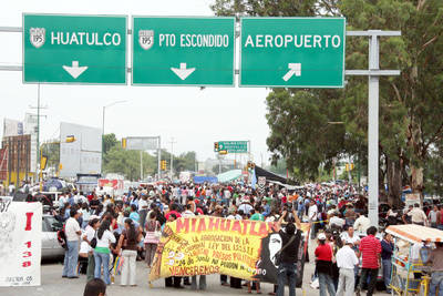 Movilización magisterial en Oaxaca