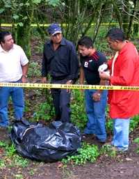 La policía identificó ayer el cadáver de Karina Reyes Luna, secuestrada el jueves pasado