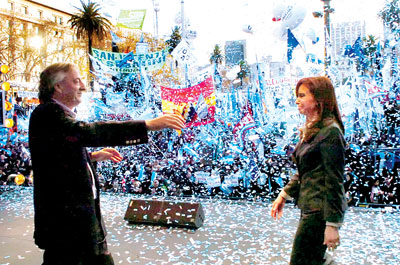 Respaldo a la presidenta argentina