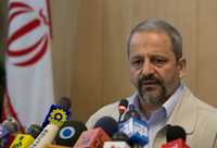 Ismail Ahmadi Moghaddam, jefe de la policía antidrogas iraní, ayer, durante una conferencia de prensa en Teherán