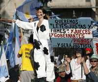 La manifestación antigubernamental