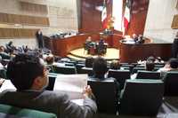 Aspecto de una sesión del Tribunal Electoral del Distrito Federal