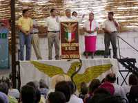 Andrés Manuel López Obrador, en el mitin celebrado en el municipio de Matamoros, donde llamó a participar en la consulta petrolera