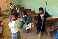 Naciones Unidas lamenta que tras una emergencia, la educación es interrumpida, postergada o negada durante el proceso de reconstrucción