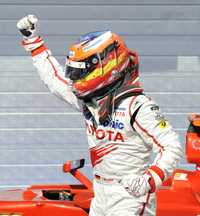 El piloto de Toyota, el alemán Timo Glock logró subir al podio en segundo sitio