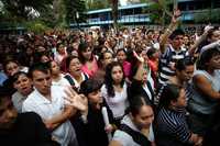 Alumnos de la Facultad de Enfermería de la Universidad Autónoma de Querétaro protestaron al enterarse de que sus estudios y los de otras carreras no tienen certificación del Comité Interinstitucional para la Formación de Recursos Humanos en Salud