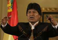 Evo Morales, presidente de Bolivia, durante una rueda de prensa en el palacio de gobierno en La Paz el pasado lunes. Ayer el mandatario se reunió por primera vez con gobernadores de la oposición