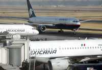 Naves de Aeroméxico y Mexicana de Aviación, en el aeropuerto capitalino