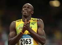 Tocaron el Happy Birthday para Usain Bolt, de Jamaica, en el Nido del Pájaro
