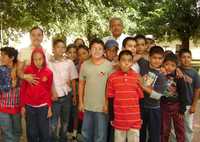 Andrés Manuel López Obrador, durante su estancia en el municipio de Gómez Farías, Chihuahua