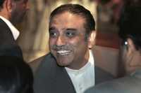 Asif Ali Zardari, viudo de Bhutto