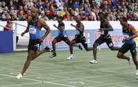 Asafa Powell contribuyó en el brillo de los deportistas jamaiquinos al imponerse el sábado en 100 metros