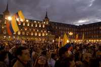 Aspecto de una protesta contra los secuestros en España  tomada de la Internet