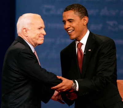 AL, inexistente en el debate entre Obama y McCain