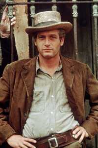 Paul Newman en una escena de Dos hombes y un destino, filmada en 1969