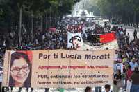 Muestra solidaria, sobre el Paseo de la Reforma