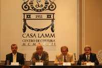 Carlos Alberto Cremata, Gilberto López y Rivas, Luis Suárez y Manuel Aguilera participaron en el foro organizado en la Casa Lamm