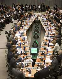 Inauguración de los trabajos del comité de desarrollo en la reunión anual del FMI-Banco Mundial el pasado 12 de octubre en Washington