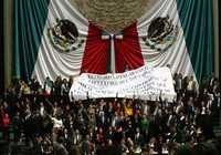 Aspecto de la maratónica sesión en San Lázaro