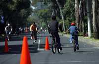 Este domingo el paseo ciclista se extendió hacia el sur de la ciudad, que abarcó avenidas principales como Miguel Ángel de Quevedo y División del Norte, lo que provocó congestiones en la circulación