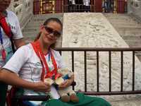 Nelly Miranda ganó dos medallas de oro en 50 y 100 metros libres en la categoría S4, sin movilidad en ambas piernas
