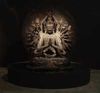 Avalokiteshvara, diosa budista de la compasión, pieza incluida en la exposición sobre esa cultura, que se presentó en el Castillo de Chapultepec en fechas recientes