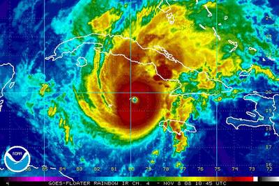 Más de medio millón de evacuados en Cuba