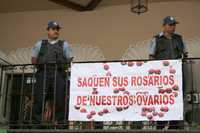 Una de las protestas que se realizaron contra la ley antiaborto que ayer aprobó el Congreso de Morelos