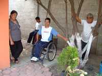 Félix Daniel Téllez quedó parapléjico tras haber sido arrollado por un camión del Ejército Mexicano hace dos años