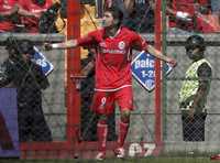 El monarca de goleo del Apertura 2008, el chileno Héctor Mancilla, confía en anotarle a Cruz Azul