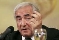 Dominique Strauss-Kahn, director gerente del FMI (aquí en imagen del jueves pasado), demanda al sector financiero global compartir de manera más amplia la riqueza