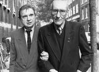 Francis Bacon pasea con William Burroughs por las calles de Londres en 1989