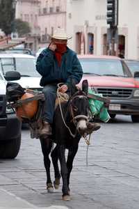 En la capital de Zacatecas la onda gélida del frente frío número 24 ha provocado temperaturas de cero grados