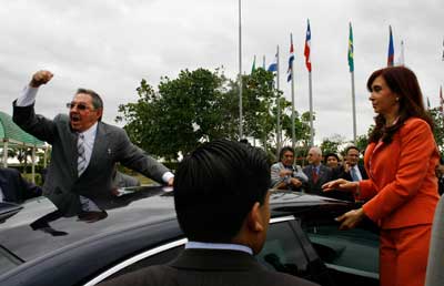 Se reunió Fidel Castro con Cristina Fernández Se reunió Fidel Castro con Cristina Fernández