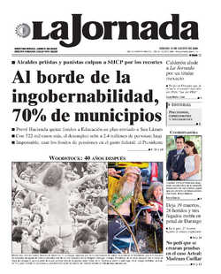 Portada de 2009/08/15. Seleccione para ir a esta edición.