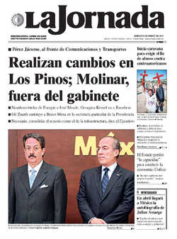 Portada de 2011/01/08. Seleccione para ir a esta edición.