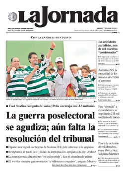 Portada de 2012/07/07. Seleccione para ir a esta edición.