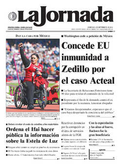 Portada de 2012/09/09. Seleccione para ir a esta edición.