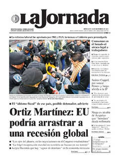 Portada de 2012/11/14. Seleccione para ir a esta edición.