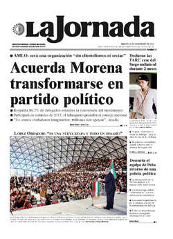 Portada de 2012/11/20. Seleccione para ir a esta edición.