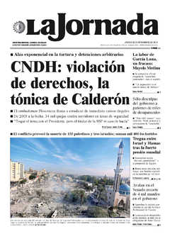 Portada de 2012/11/22. Seleccione para ir a esta edición.