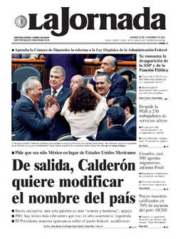 Portada de 2012/11/23. Seleccione para ir a esta edición.