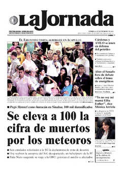 Portada de 2013/09/20. Seleccione para ir a esta edición.